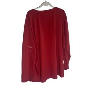 DICKIES Long Sleeve‎ Pullover With Flaw On Sleeve Pocket T-Shirt Mens 3XL Rust